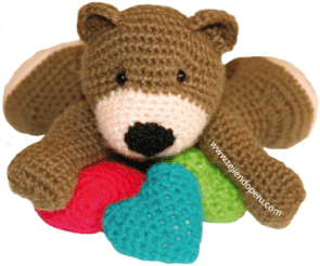 crochet en peluche - amigurumi - ours en peluche crochet