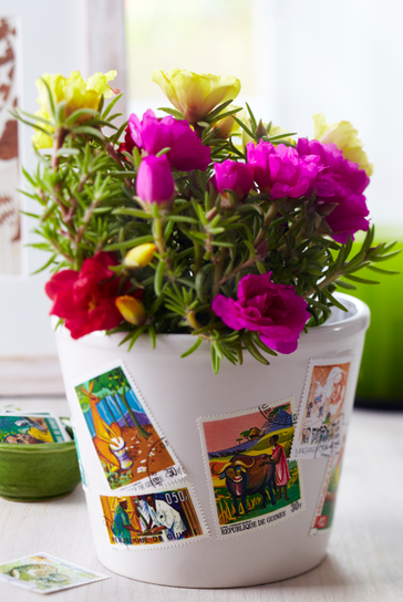 Blumen, Dekoidee, kreativ, diy, do it yourself, wohnidee