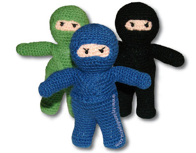 Tutoriel: Ninja amigurumi (crochet)