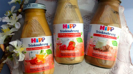 hipp, ernährung, zunehmen, trinknahrung