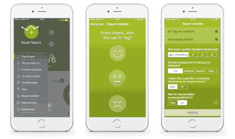 app, sodbrennen, gesundheit, check