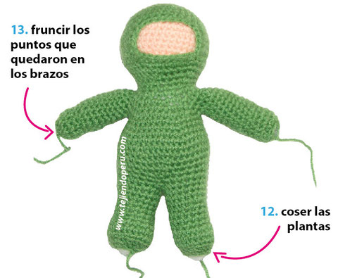 Tutoriel: Ninja amigurumi (crochet)