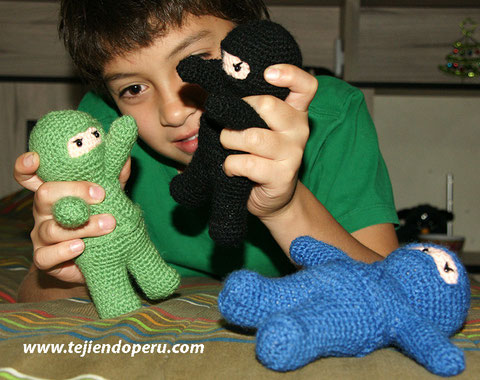 Tutoriel: Ninja amigurumi (crochet)