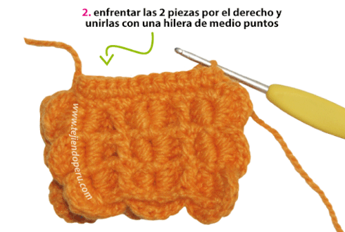 Cómo tejer un lazo o moño para la cabez a crochet en punto cocodrilo o escamas (cocodrile stitch brow)