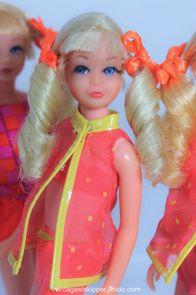 Pale Blonde Platinum Sausage Curl Skipper Sample Doll Barbietreasuresfromgermanys Webseite