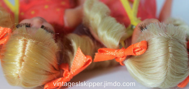 Pale Blonde Platinum Sausage Curl Skipper Sample Doll