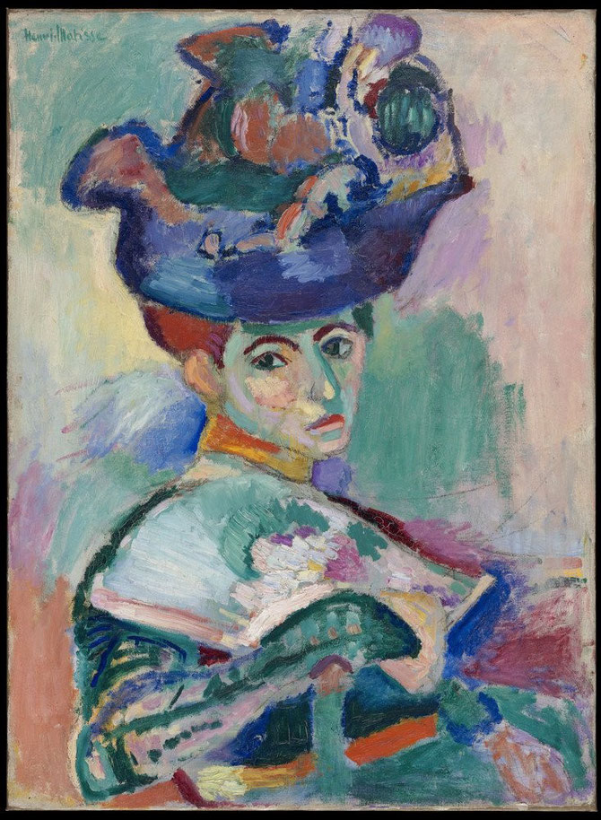 アンリ・マティス「帽子の女」(1905年)