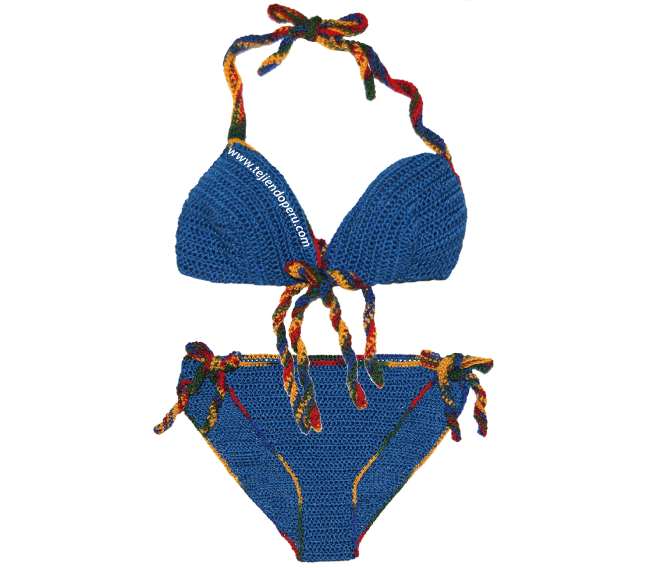 Bikini Tejido A Crochet Tejiendo Per