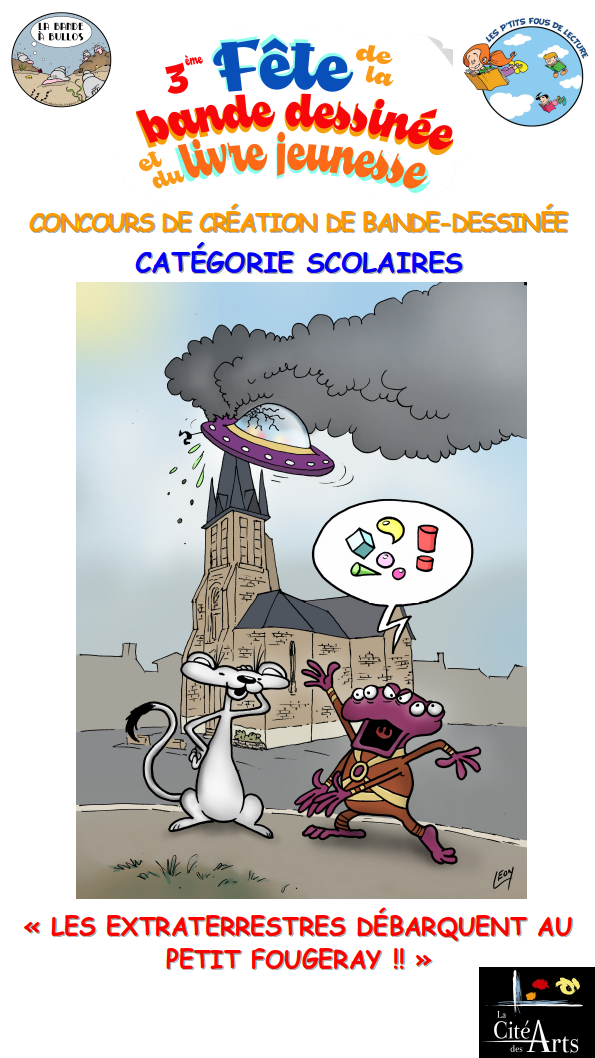 Édition 2021 Les P tits Fous de Lecture Fête de la BD et du Livre Jeunesse