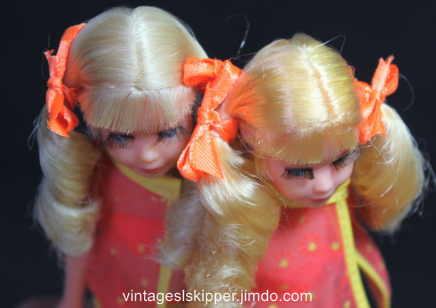 Pale Blonde Platinum Sausage Curl Skipper Sample Doll Barbietreasuresfromgermanys Webseite