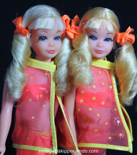 Pale Blonde Platinum Sausage Curl Skipper Sample Doll