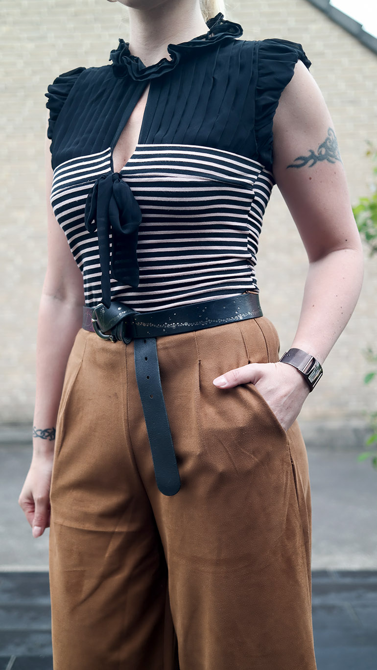French Chic | Wildleder Culotte & Rüschen Top | hot-port.de | 30+ Fashion & Lifestyle Blog