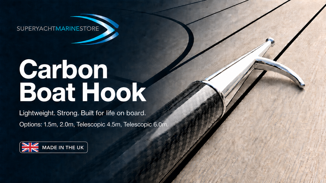 Carbon fibre boat hooks