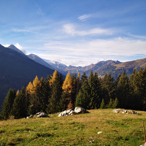 Autumn mountain landscape near Tux