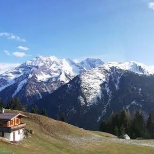 Mountain panorama near Hintertux