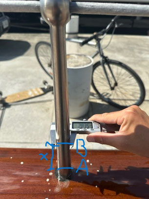 How to measure a tapered stanchion for mooring whip stanchion mounts