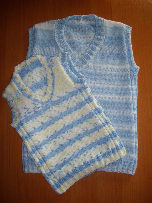 Chalecos sin mangas para niños - Bichitoscrochet Chalecos sin mangas para niños - Bichitoscrochet