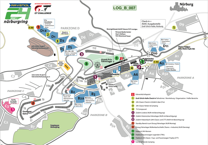 Übersicht 24h Nürburgring