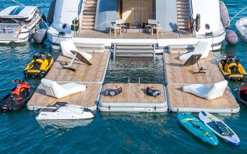 Custom Modular Sea Pool by Superyacht Inflatables