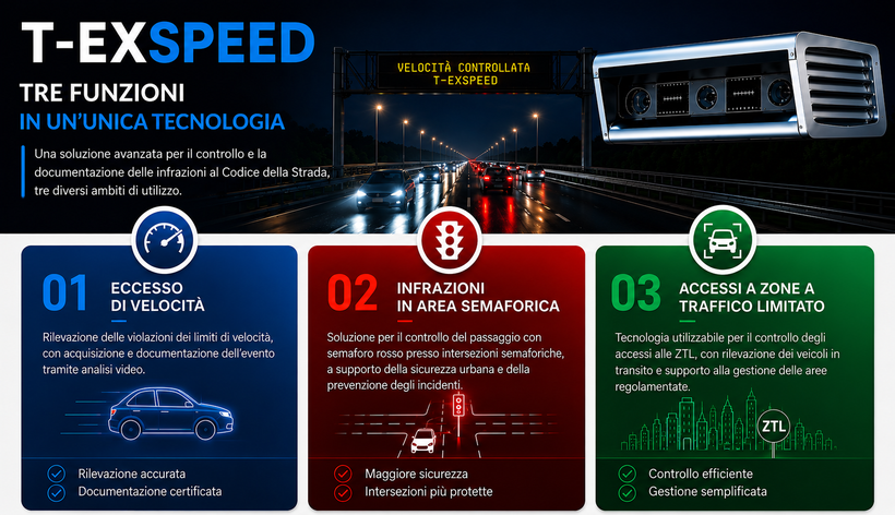 T-EXSPEED - tre funzioni in un'unica tecnologia