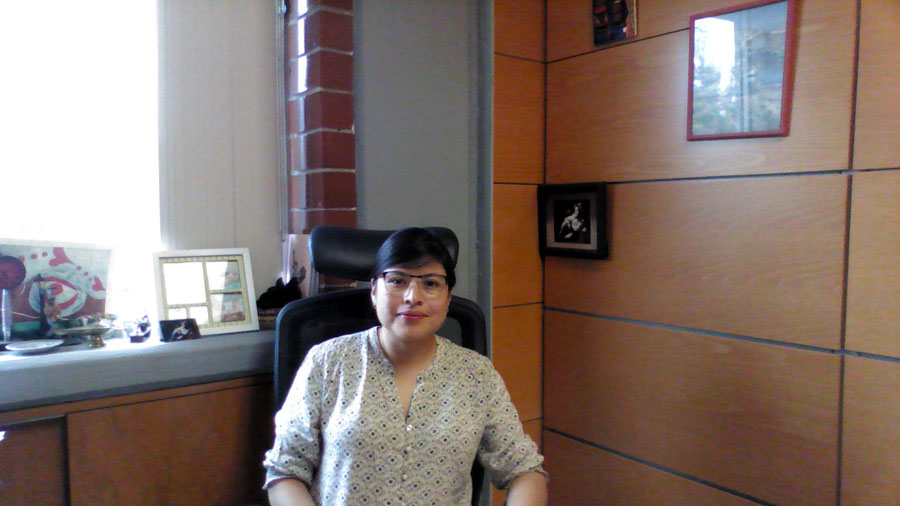 Lizeth Torres Ortiz in her office