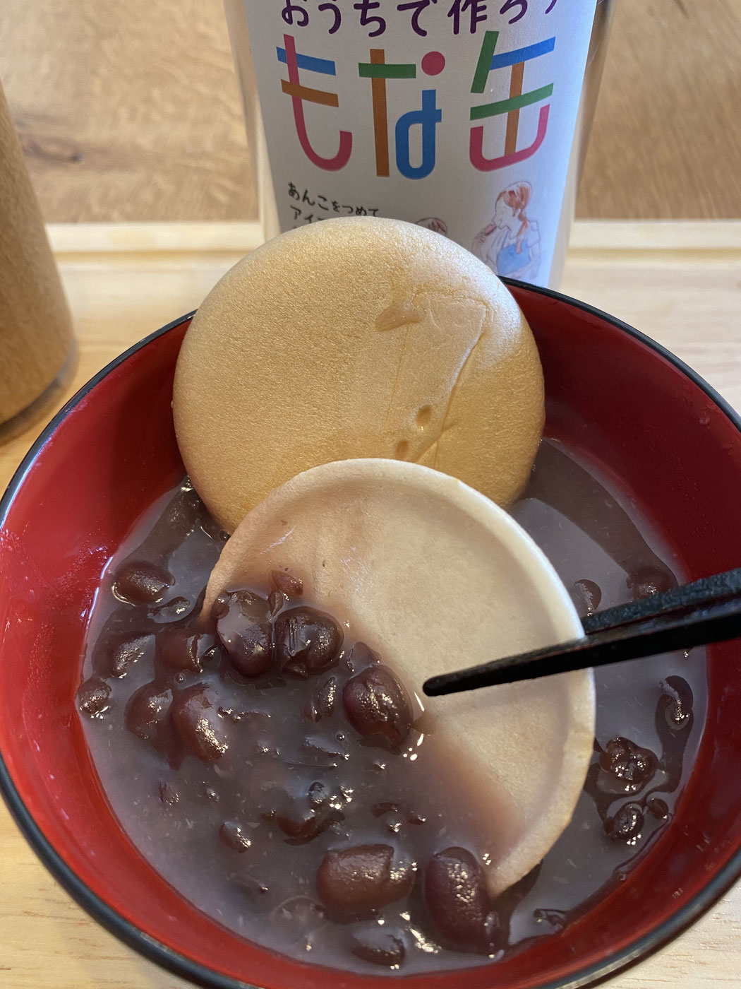 お勧めは最中ぜんざい!