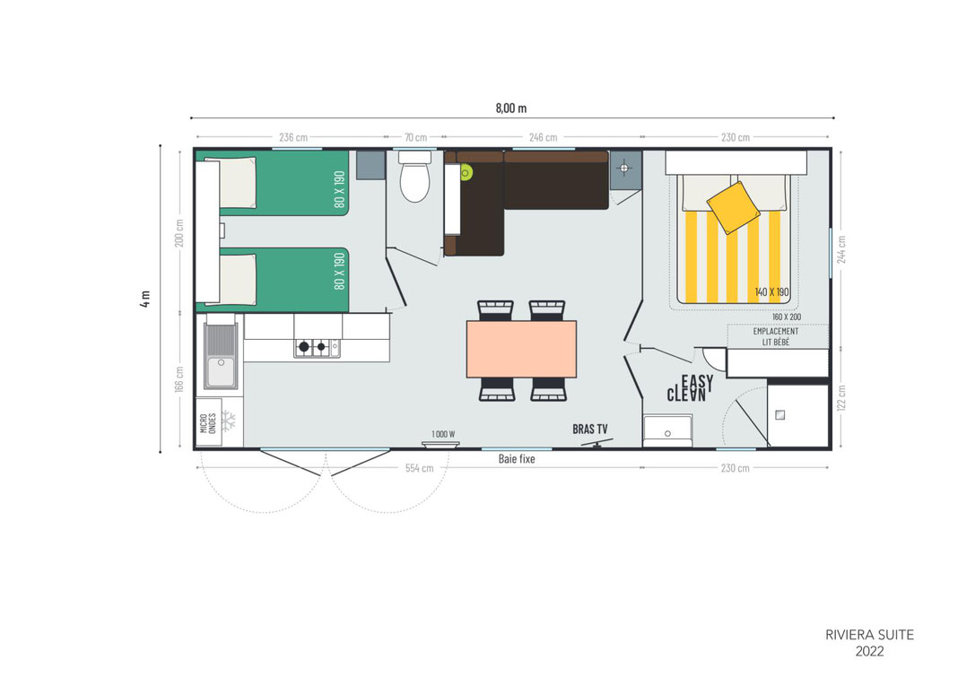 mobile home pas cher camping landes