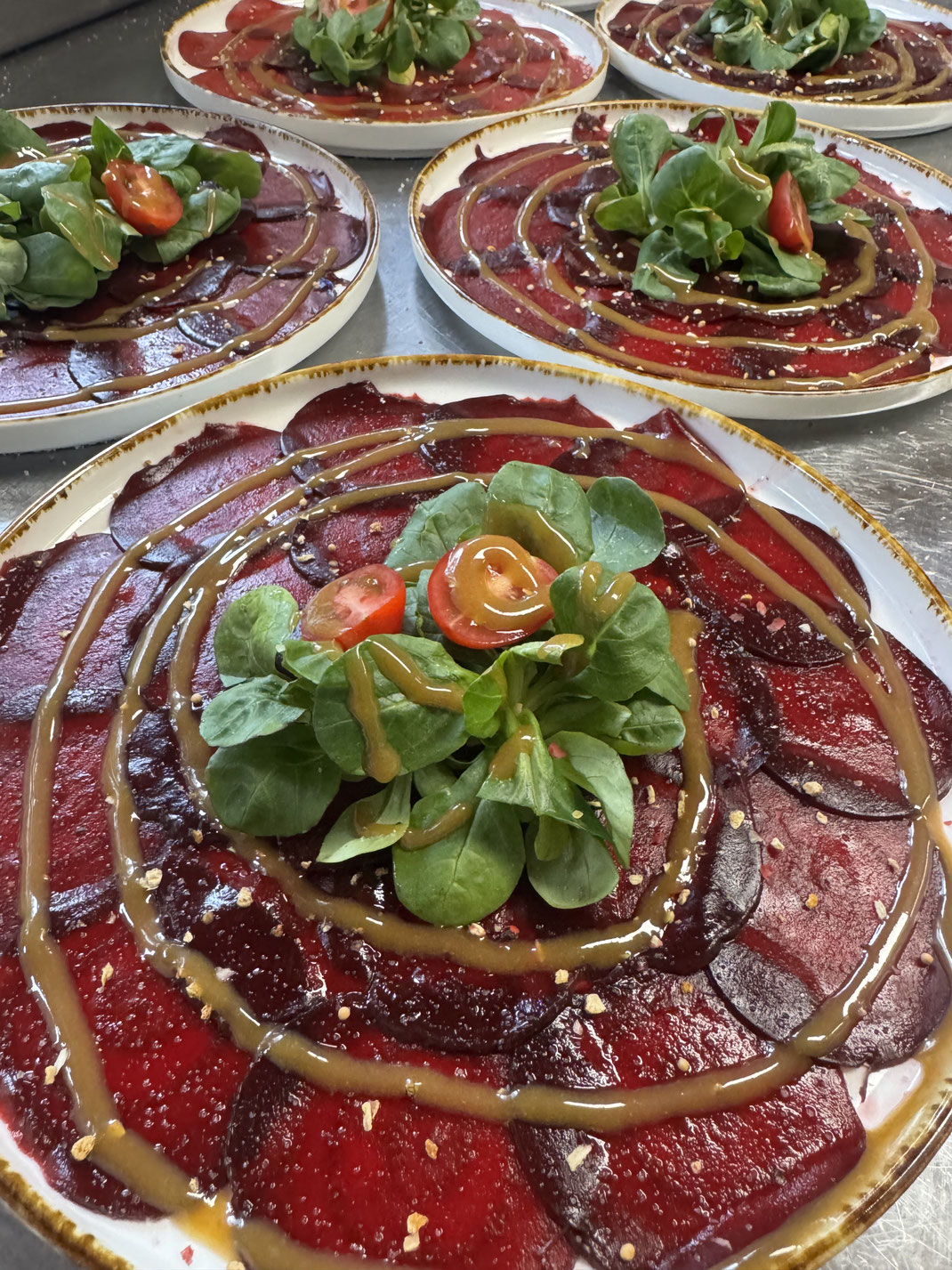 rotebeete carpaccio santamaria santa catering trebur bischofsheim ginsheim mainz