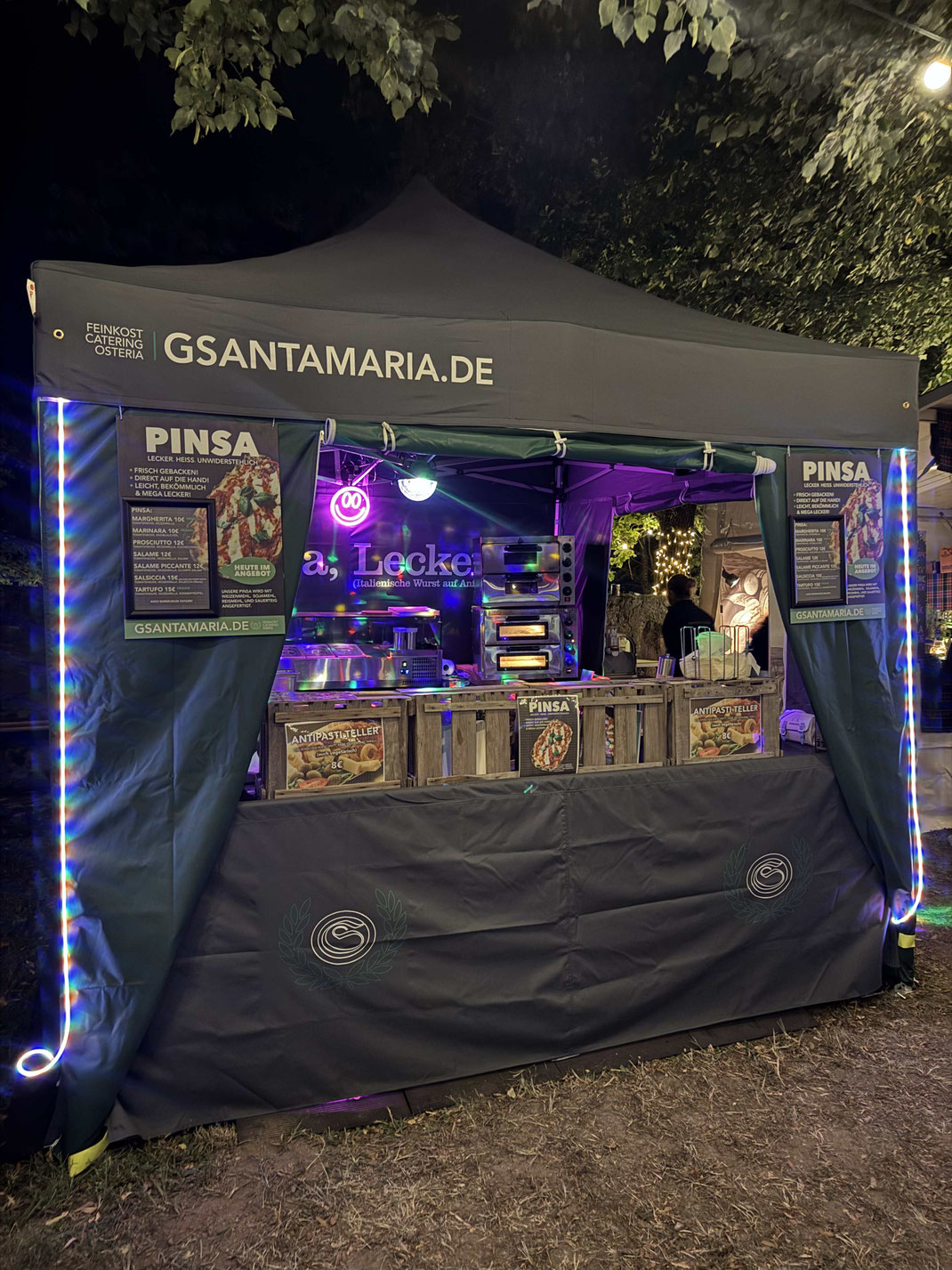 pinsa pasta catering
