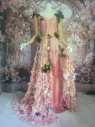 Garden of time, MET Gala, Ballkleid, Fantasy Kleid, Spring court, ACOTAR, Feyre, Rhysand, Kostüm, Cosplay