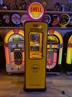 Deko Oldtimer Auto Garage TV Deko Globe Petrol Pump