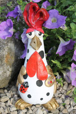 Betonhuhn, Knetbeton, Deko Garten