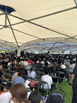 平和記念公園で平和学習