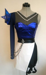 Ahri all out, Leage of legends, LOL, Cosplay, Kostüm, Kleid, Fantasy, cyberpunk
