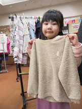 自分で選んだお気に入りのお洋服と記念撮影♫