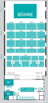 Hallenplan Messe Dresden Halle 1
