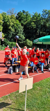 Sportfest für Reha und Menschen mit Handycap 2023 - Unser Paul 2. Vorsitzender voll im Einsatz