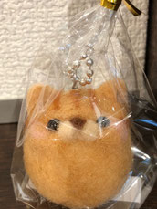 Rook 猫チャーム(茶トラ) ¥1,320 フェルト、ボールチェーン ※2個あります 40㎜×30㎜×40㎜ チェーン10Cm