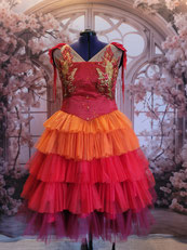 Phönix, Kleid, Theater, Kostüm, Cosplay, Fantasy, Ballkleid