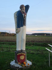 Figurenbeute Hopfenpflücker in Lonnerstadt (derzeit abgebaut)