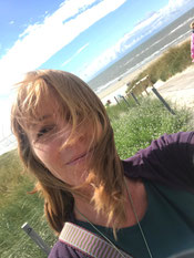 Imke am Strand von Langeoog 2022