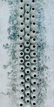 Acryl-Gips auf Leinwand 150 x 80 cm