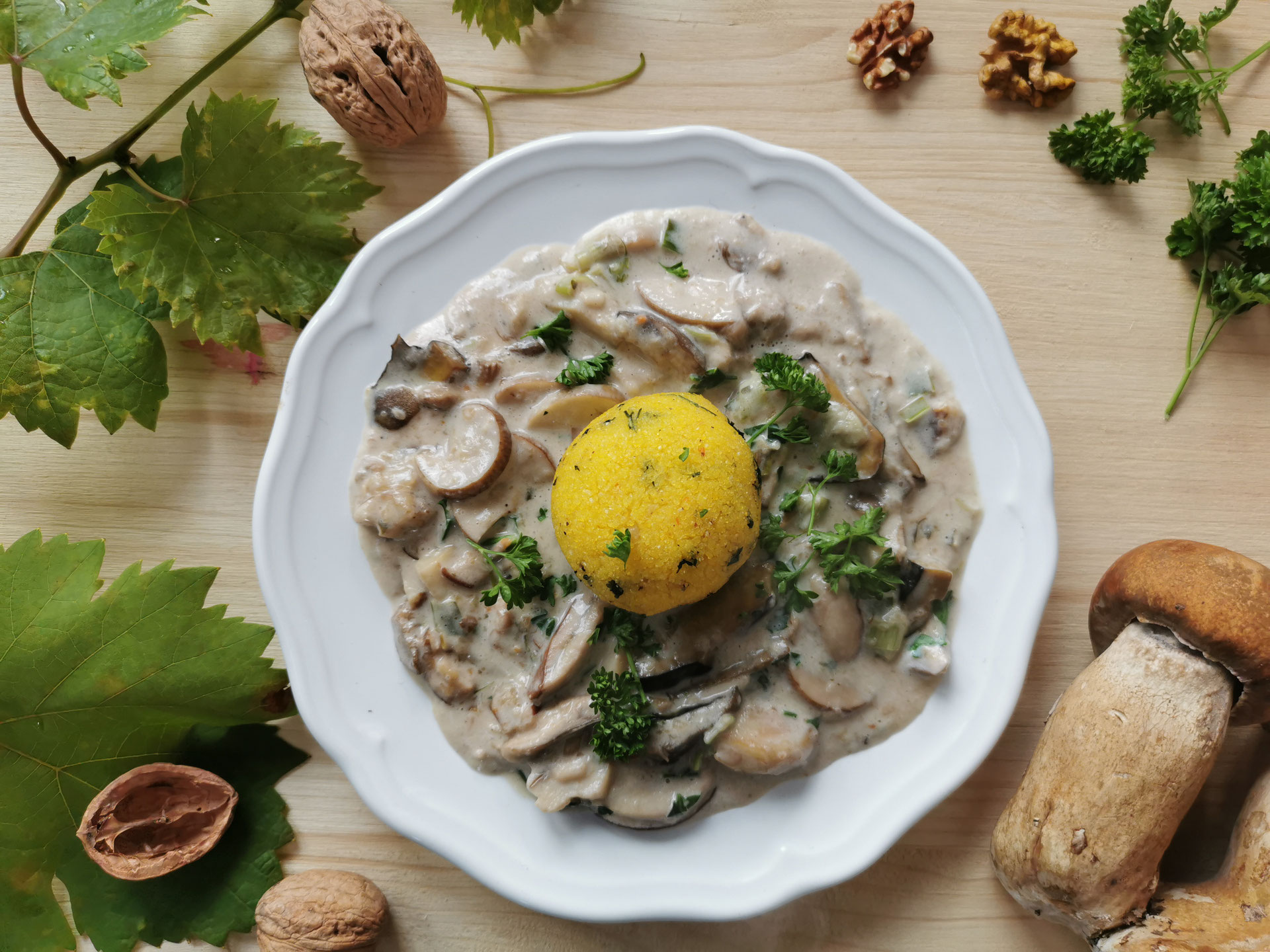 Schwammerlsauce Mit Schinken - Rezepte Suchen