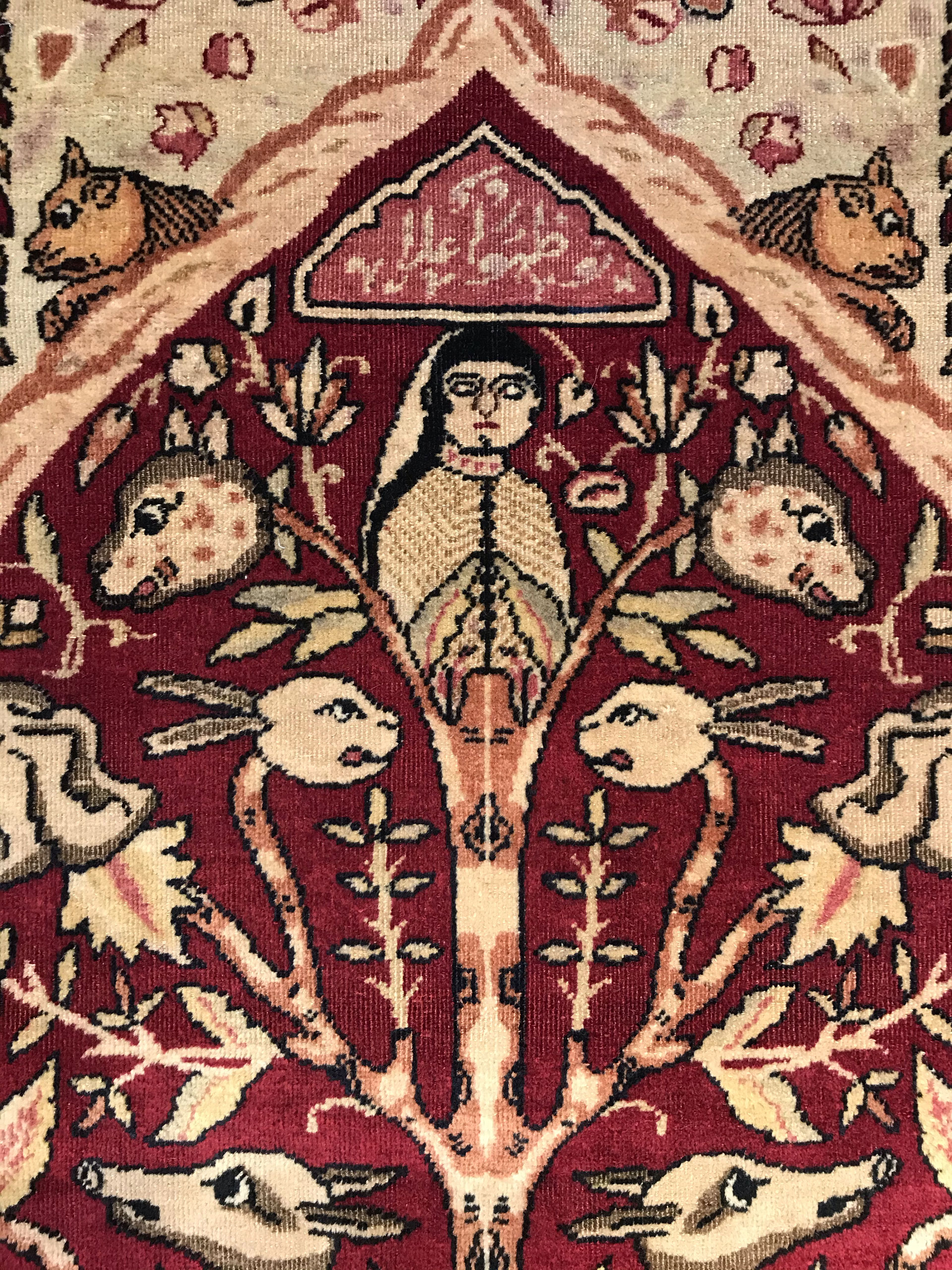 KERMANアンティーク 約200年前 貴重な絨毯 - ペルシャ絨毯 キリム