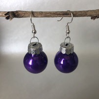 Druckatelier46 - Ohrstecker Weihnachtskugeln 