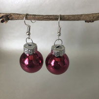 Druckatelier46 - Ohrhänger Christbaumkugeln 