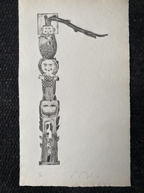 Totem 1, 18,5 x 38 cm