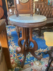 Oval Marble Top Table  $145.00