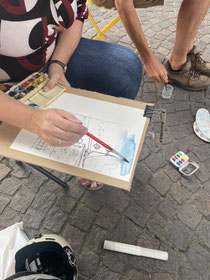 Stage de croquis urbain à Bourg en Bresse (Ain)