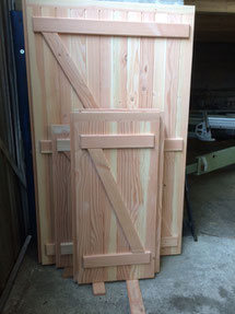 rambarde en bois douglas